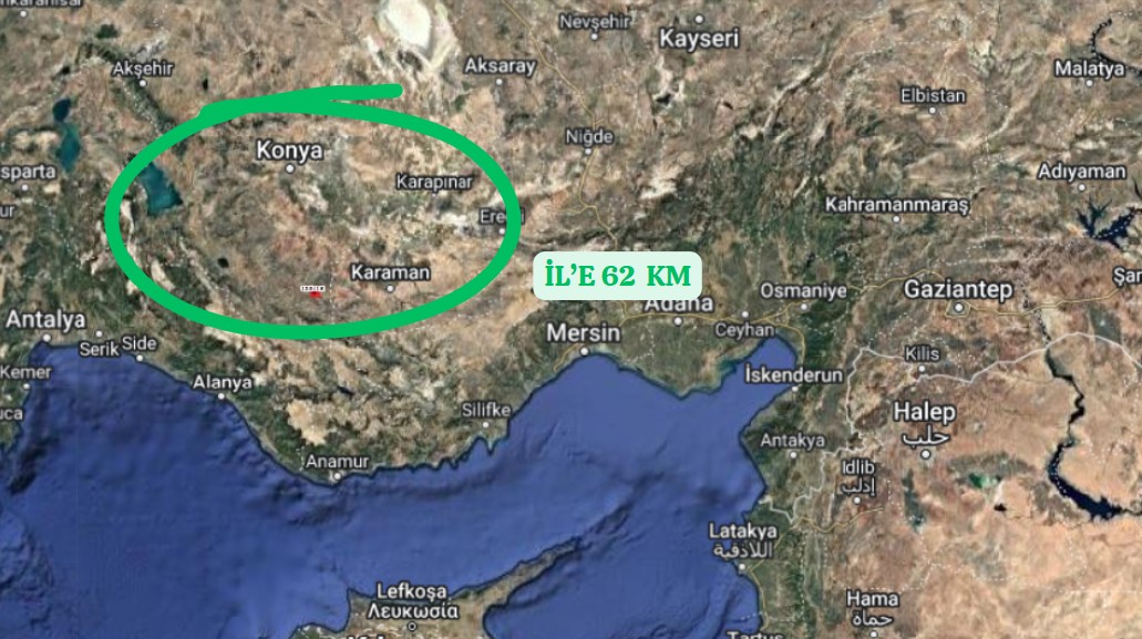KONYA GÜNEYSINIR KAYAAĞZI 1.161 M² TARLAMIZ SATILIKTIR - KONYA GÜNEYSINIR fotoğraf 6